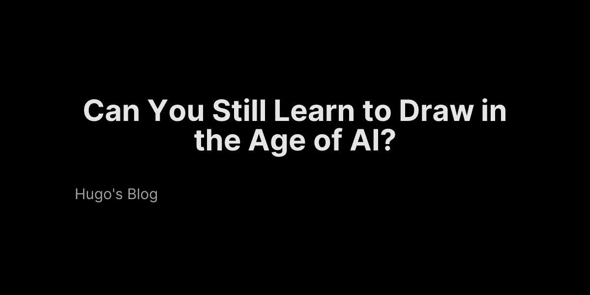 Can You Still Learn to Draw in the Age of AI? The 'AI Wall' for Artists and Devs
